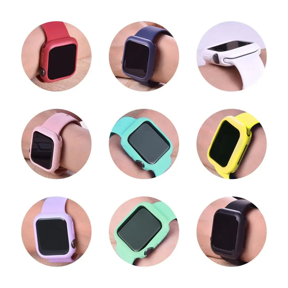 Soft Silicone Smart Watch Cover Case Anti Spier
