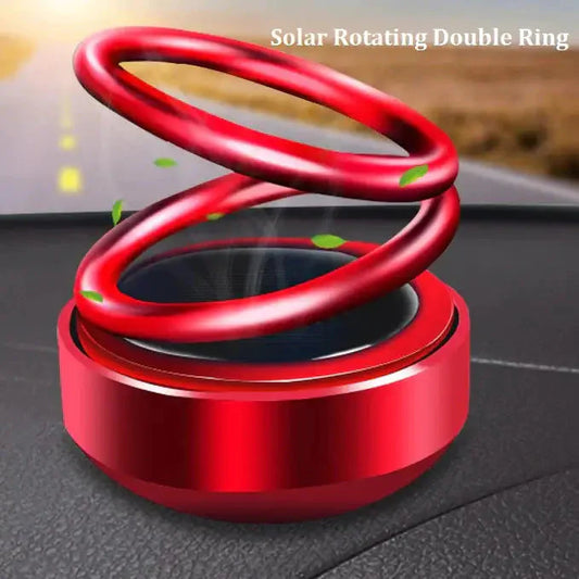 Solar Auto Rotating Ball Air Freshener Anti Spier