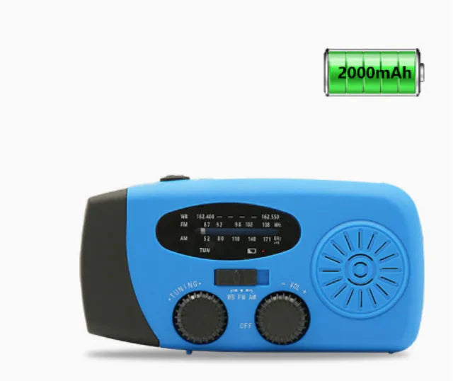 Versatile Emergency Radio with Powerful Flashlight Anti Spier