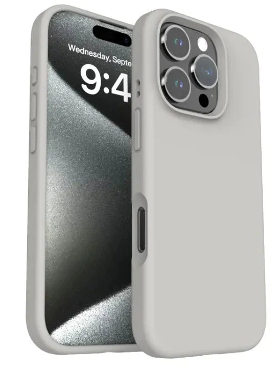 Solid Color Drop-resistant Phone Case Liquid Silicone Phone Case Anti Spier