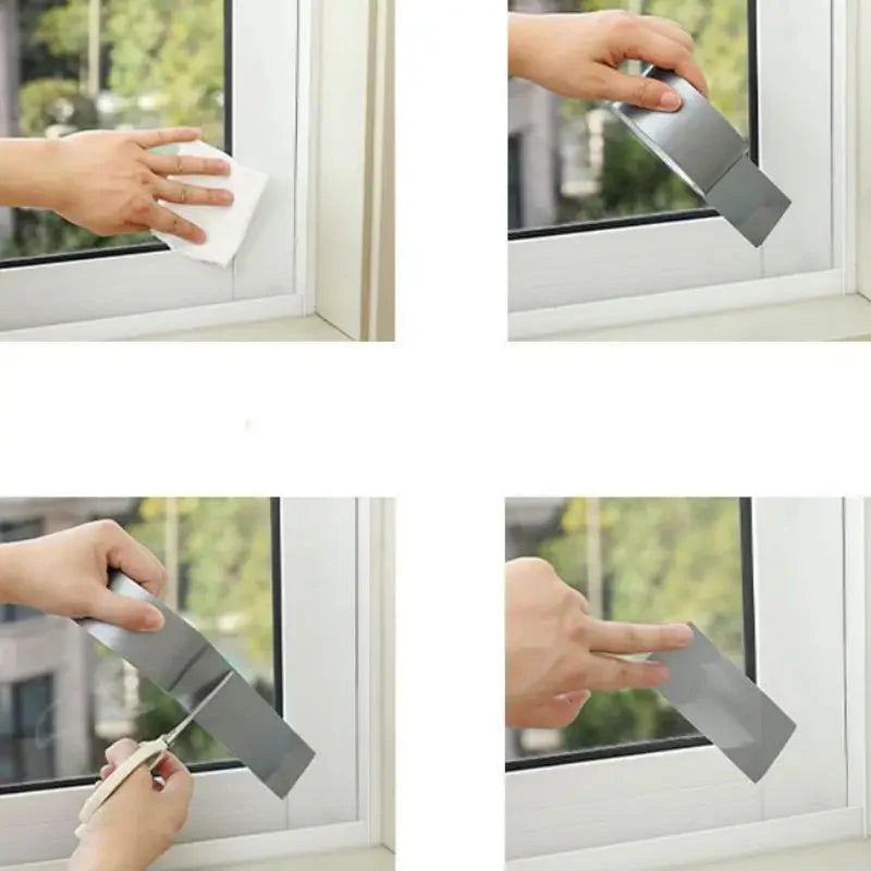 Window Windproof Thermal Film Sealing Tape Roll 16.4ft Anti Spier