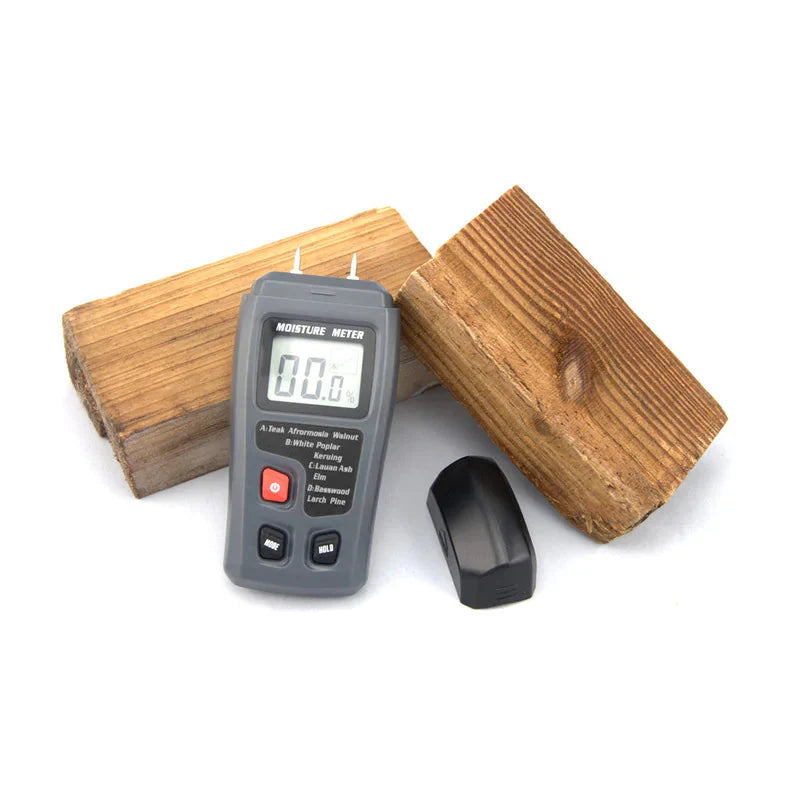 Digital LCD Wood Moisture Meter Detector Tester Wood Firewood Paper Cardboard Anti Spier