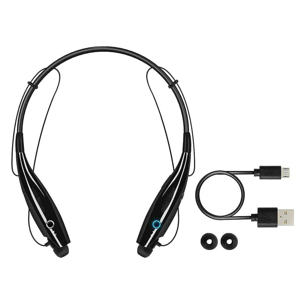 Bluetooth Neckband Wireless Headphones Mic Headset Stereo Earbuds Earphone Anti Spier