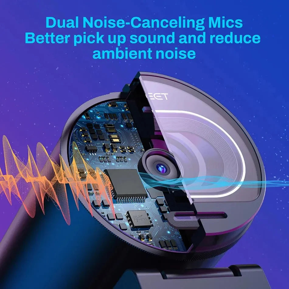 Ultra-clear 4K Live Broadcast Computer Camera Anti Spier