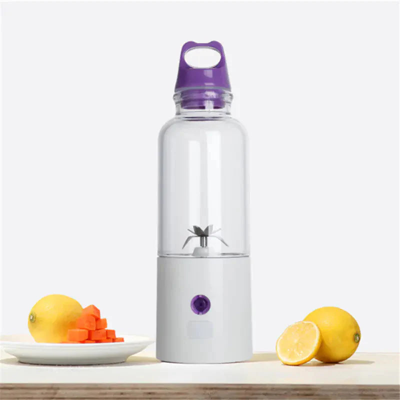 High-Power Portable Juicer Cup with Detachable Lid Anti Spier