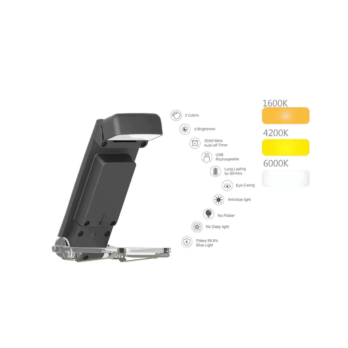 Reading light with stand Anti Spier
