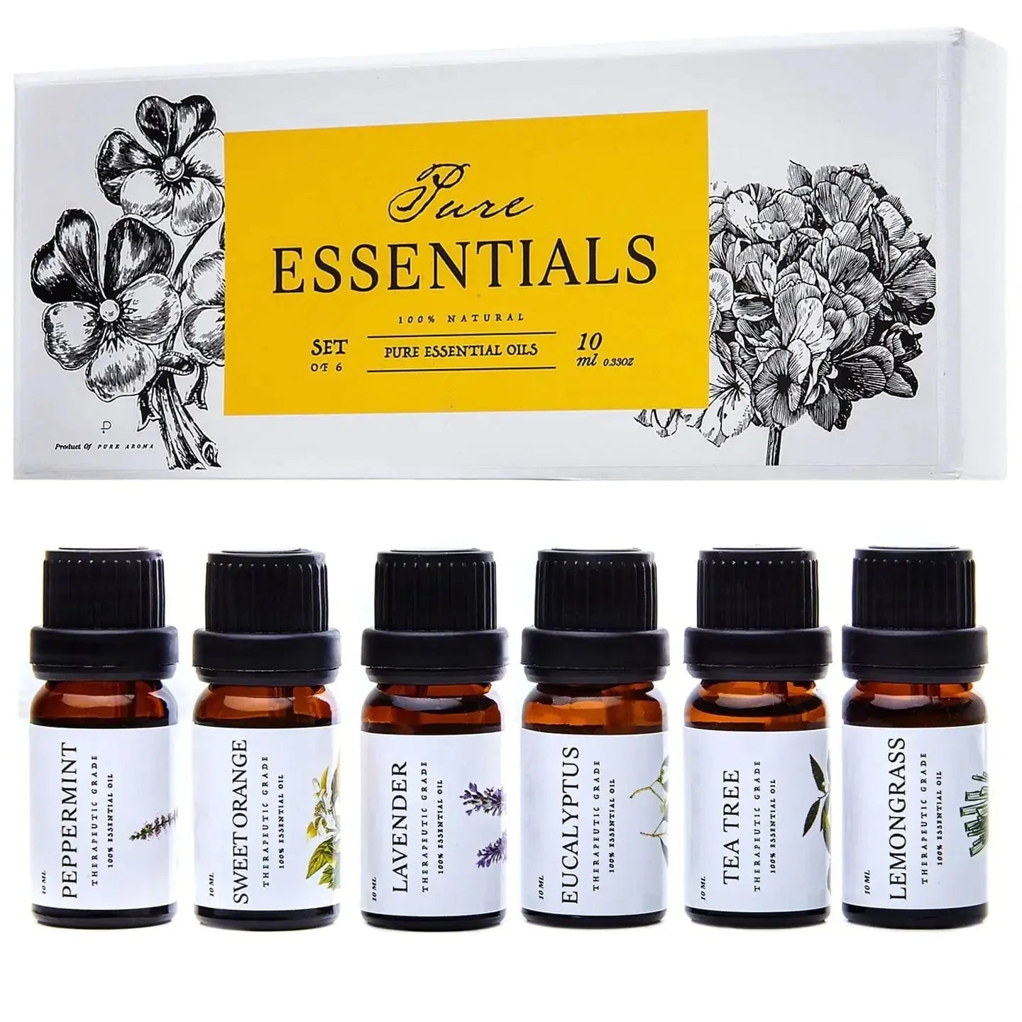 Pure Essential Oils 6 Pack Anti Spier