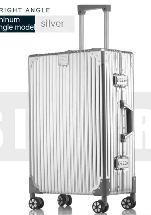 Aluminum Magnesium Alloy Trolley Case Anti Spier