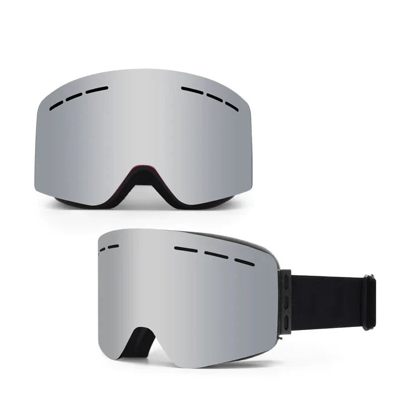 Anti-Fog Ski Goggles with Magnetic Lens Anti Spier
