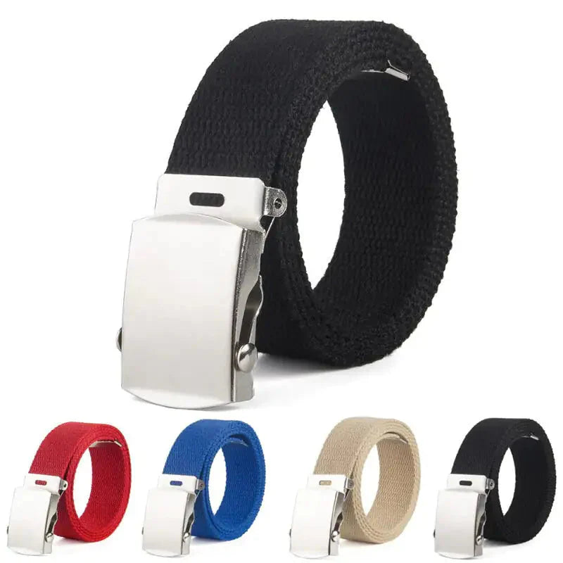 Canvas Belts Luxury Design Anti Spier