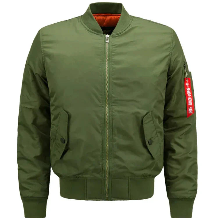 Men's Padded Flight Jacket Anti Spier