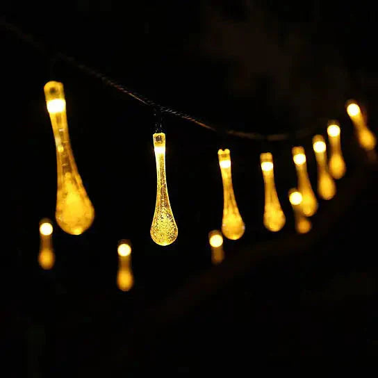 Dew Droplets 20 LED Solar Lights Falling Like Dew Anti Spier