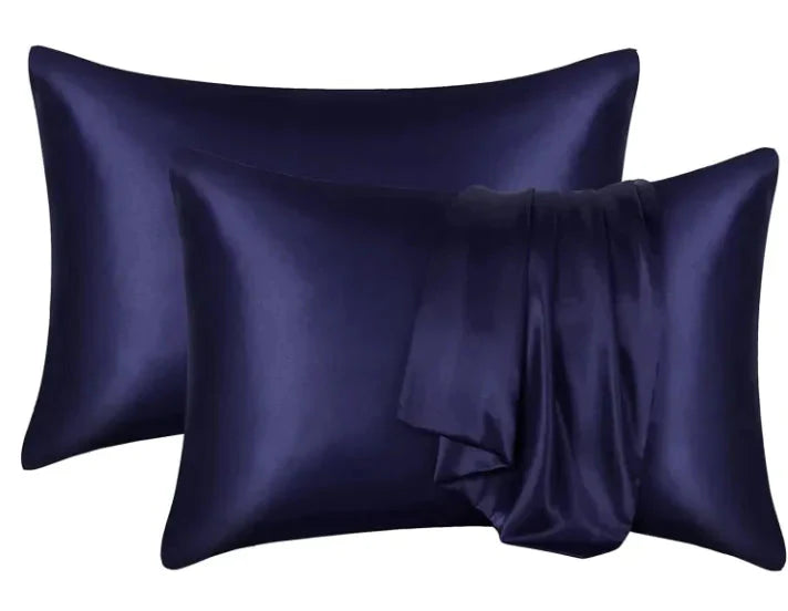Silk-like Solid Color Pillowcase Anti Spier