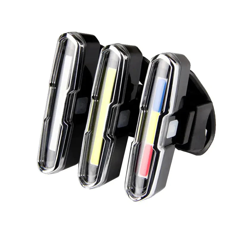 USB Rechargeable Bicycle Tail Light for Night Riding Anti Spier