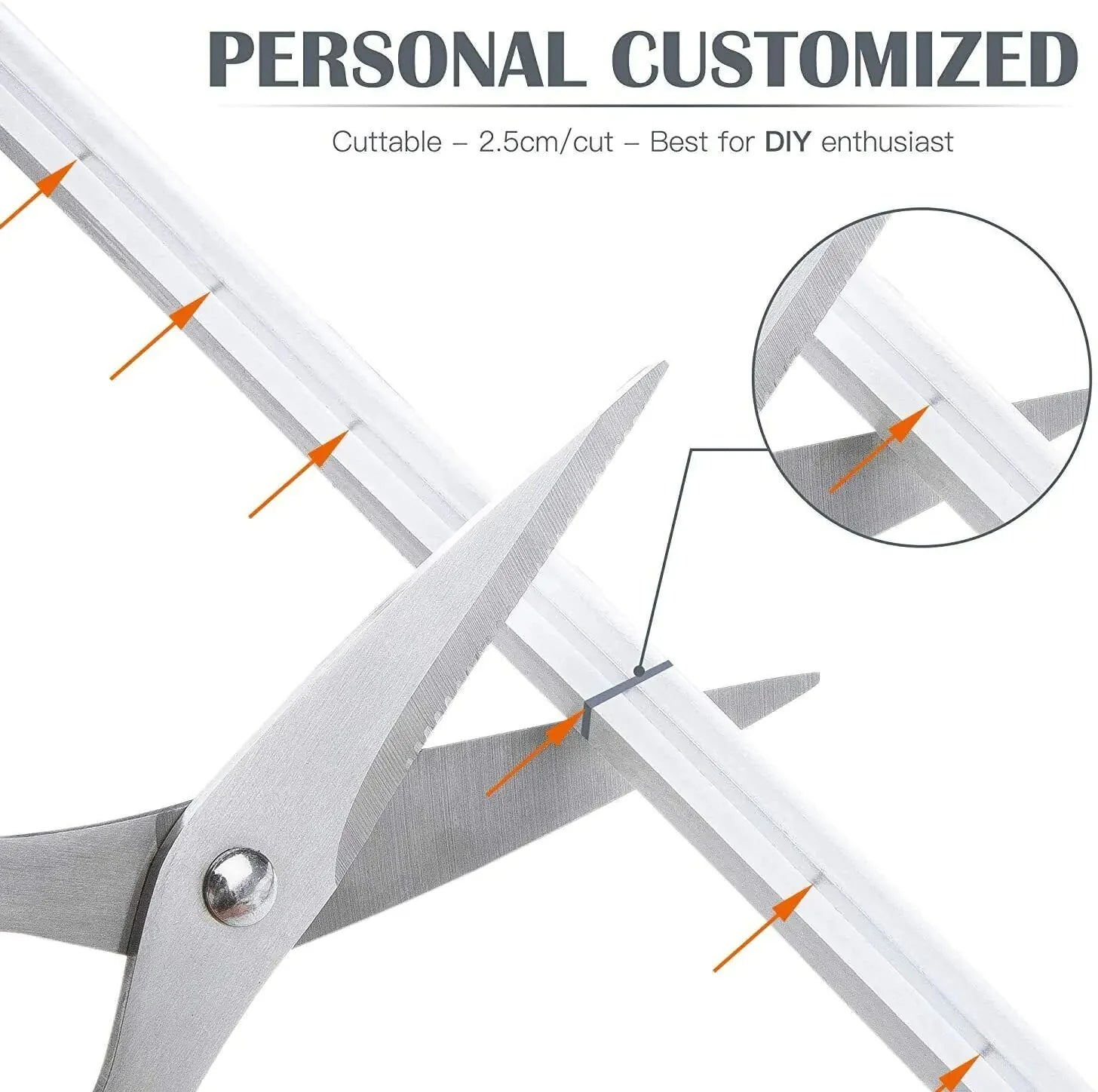 1M 2M 3M 5M 12V Flexible Sign Neon Lights Silicone Tube LED Strip Waterproof USA Anti Spier