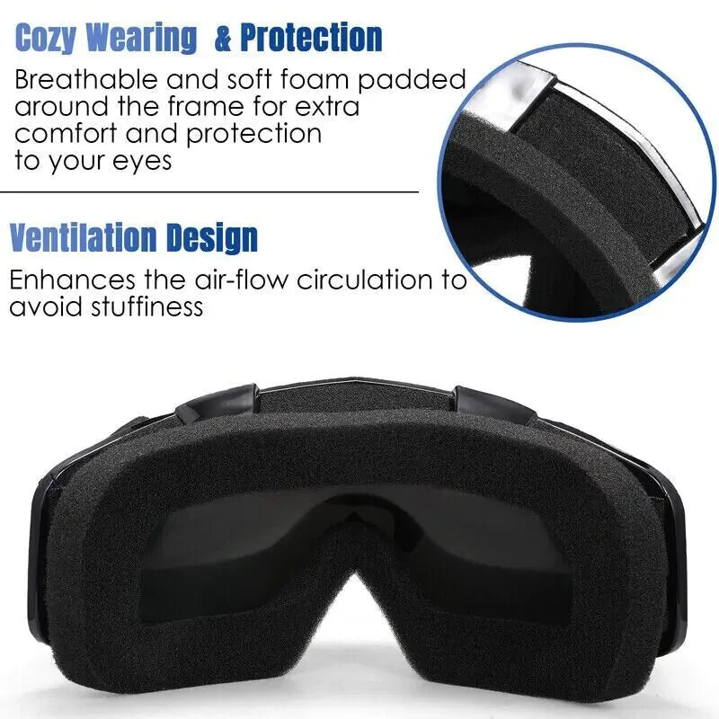 Motocross Goggles Racing Off-Road Dirt Bike ATV UTV BMX MX XC Motorcycle Eyewear Anti Spier