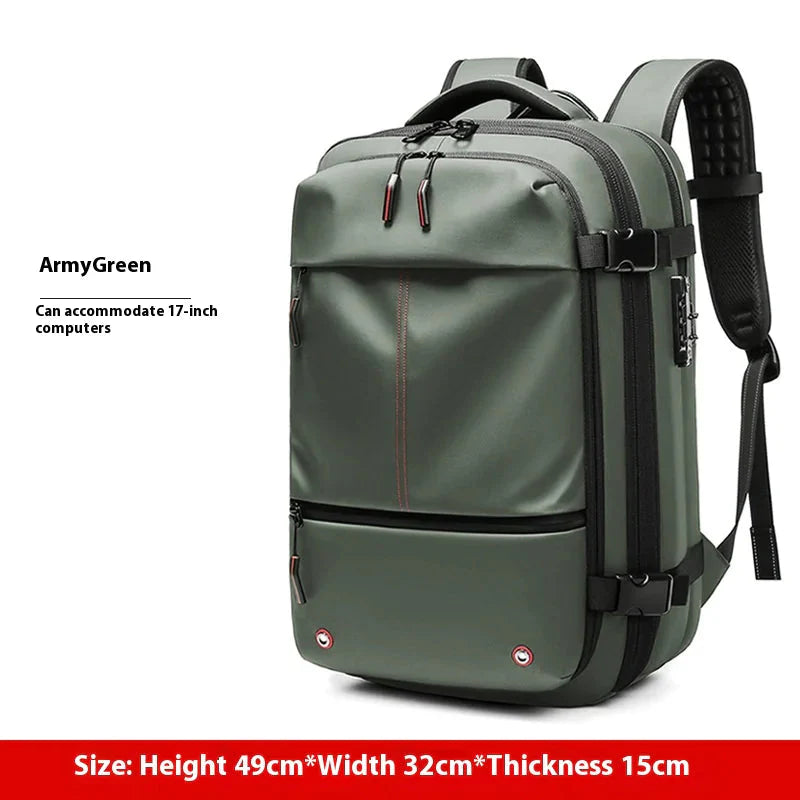 Vacuum Compression Large-capacity Backpack Anti Spier