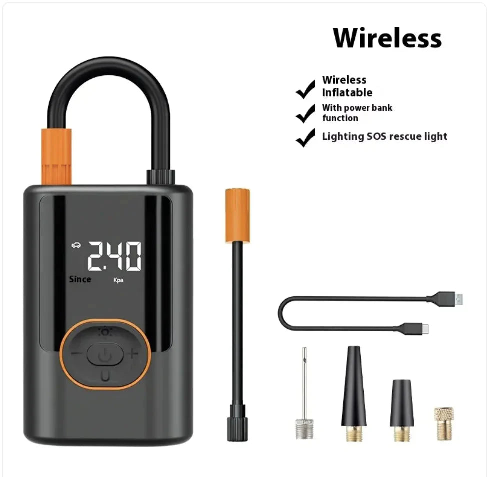 High-Pressure Car Inflator with Fast Charging Anti Spier