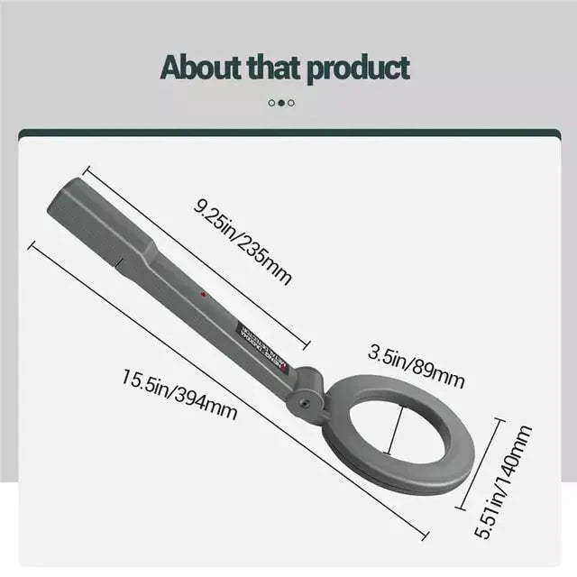 Underground Metal Detector Anti Spier