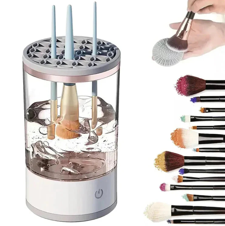 Automatic Makeup Brush Washer Cleaner Anti Spier