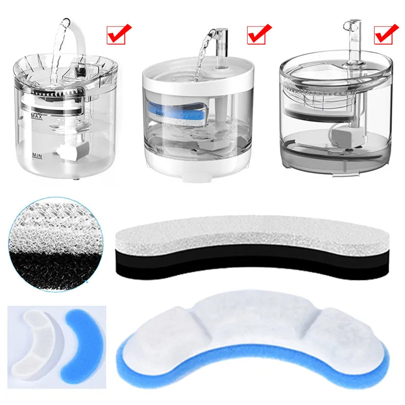 Pet Drinking Bowl Auto Drinking Filter for Cats Anti Spier