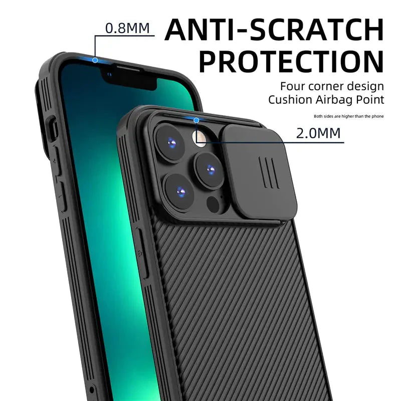 Slide Camera Lens Magsafe Charging Case Anti Spier