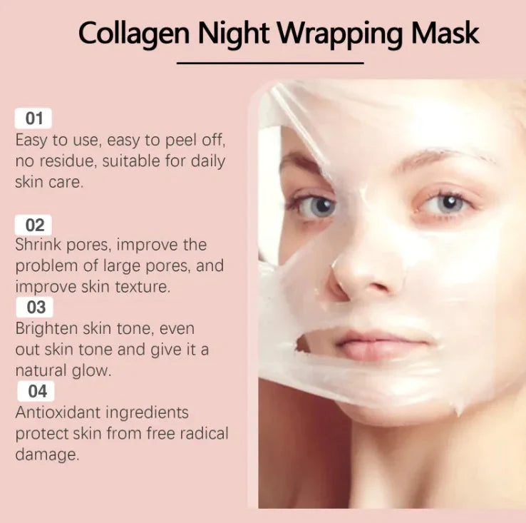 Glow Peel Collagen Mask Anti Spier