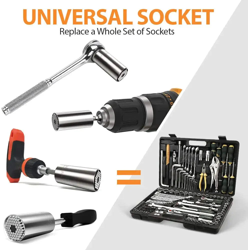 Universal Socket Wrench Set Anti Spier