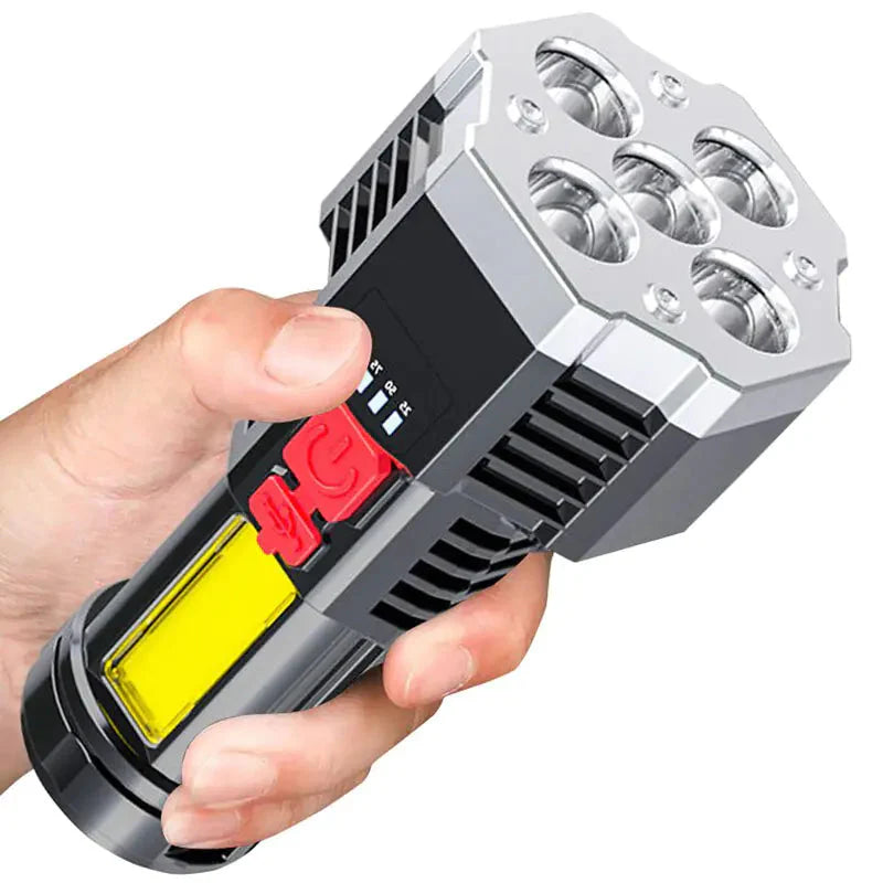Multi-Functional Bright Flashlight Anti Spier