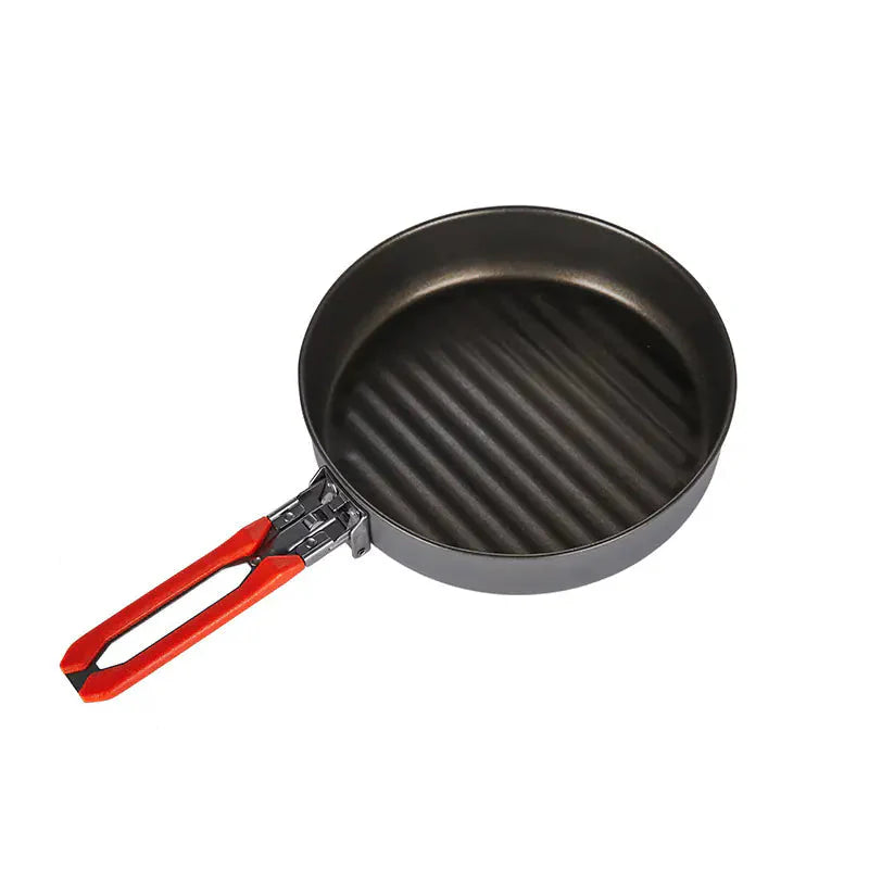 Teflon Coated Non-Stick Frying Pan for Outdoor Cooking Anti Spier