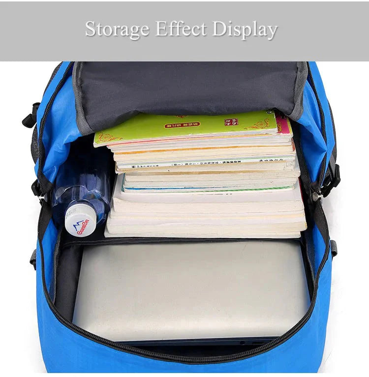 40L Men Women Travel Backpack Rucksack Camping Laptop Hiking School Book Bag USA Anti Spier