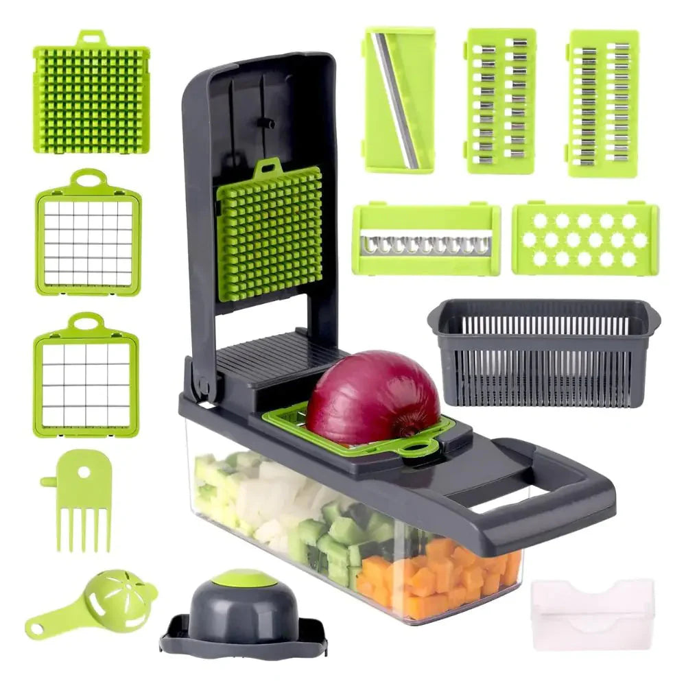 16 in 1 Multifunctional Vegetable Chopper Anti Spier