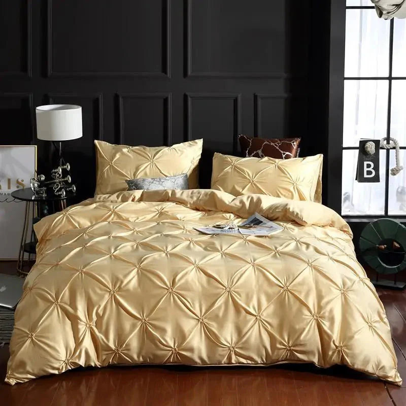 Luxury Silk Bedding Set Anti Spier