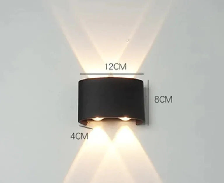 Waterproof LED Wall Lamp for Indoor & Outdoor Anti Spier