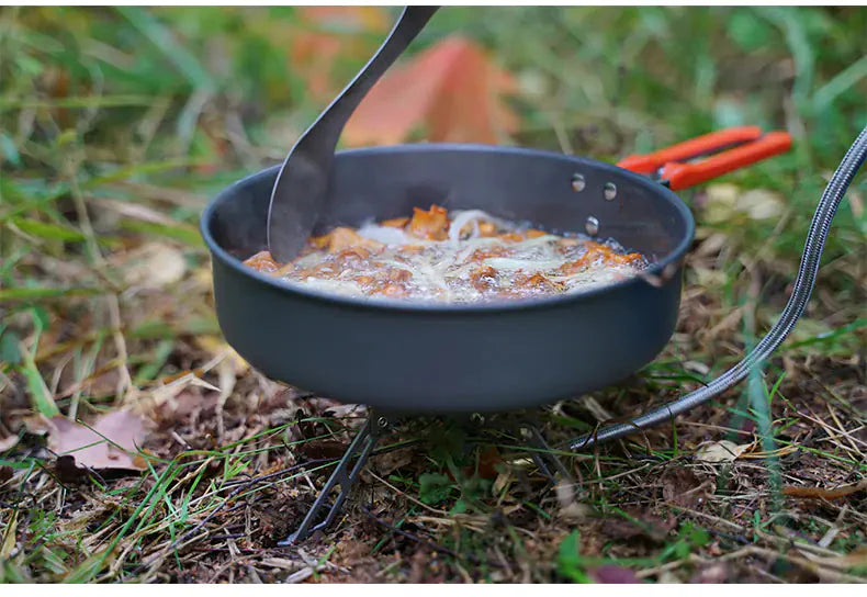 Teflon Coated Non-Stick Frying Pan for Outdoor Cooking Anti Spier