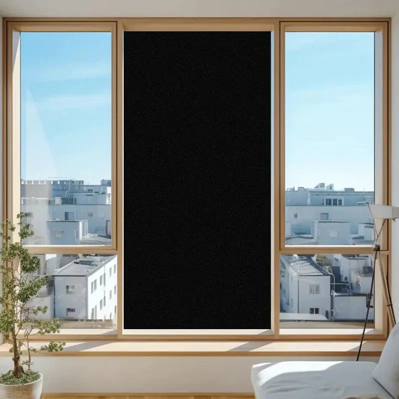 Static Cling Window Film - Frosted 3D Decorative Vinyl Anti Spier