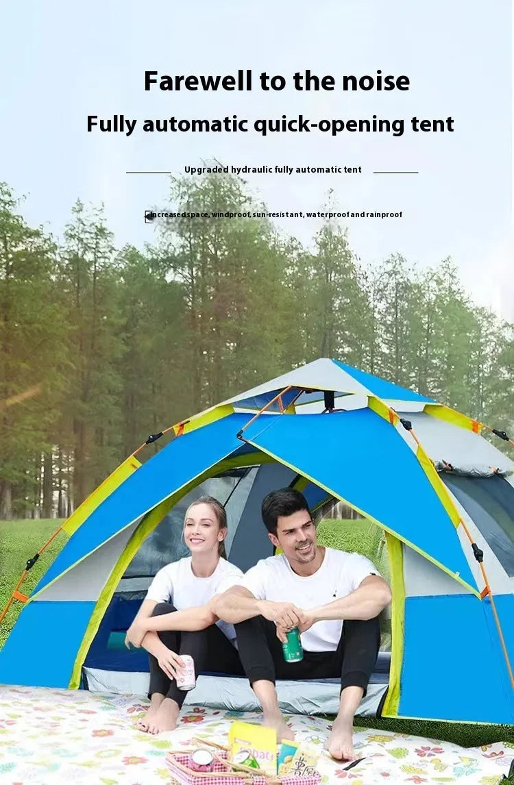 3-4 Double Automatic Camping Tent Anti Spier
