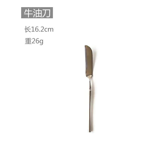 Luxury Stainless Steel Cutlery Set Anti Spier