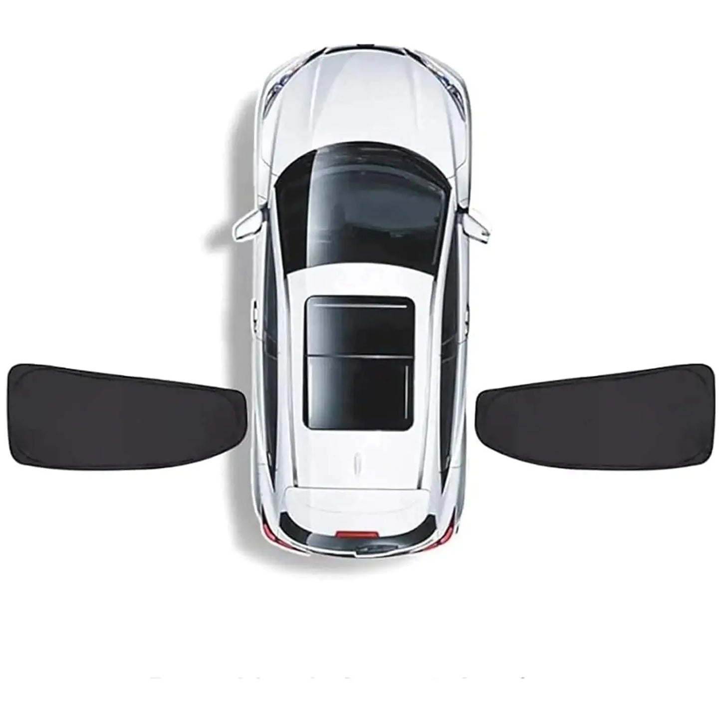 4X Magnetic Car Side Front Rear Window Sun Shade Cover Mesh Shield UV Protection Anti Spier