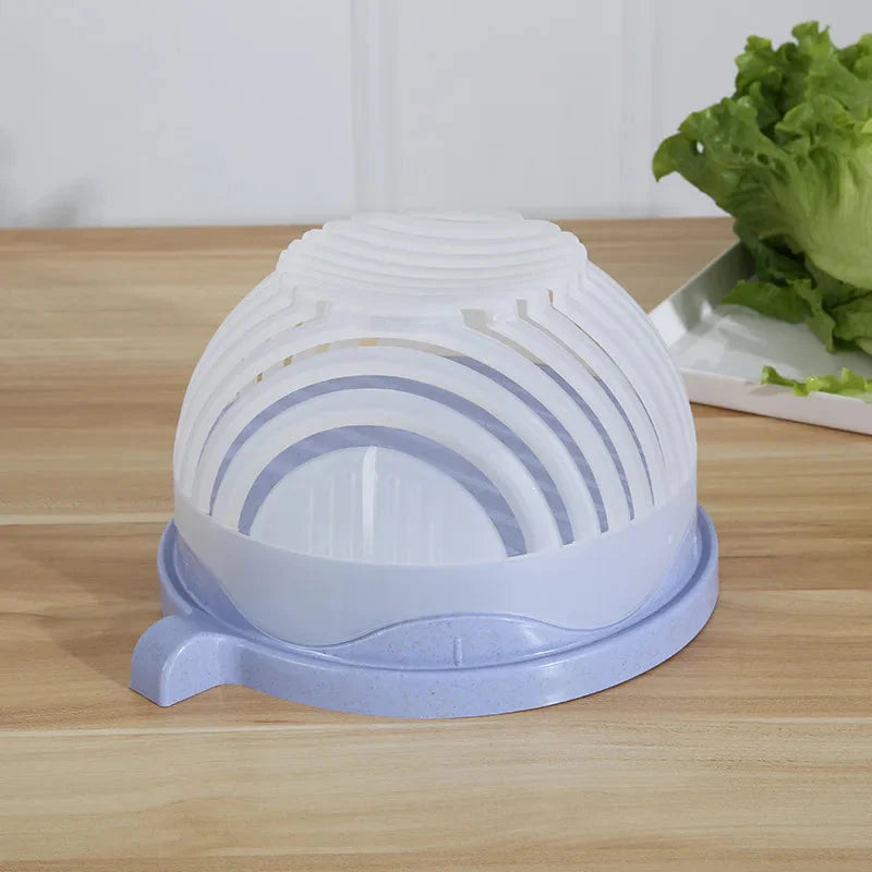 Upgraded Salad Cutter Bowl Anti Spier