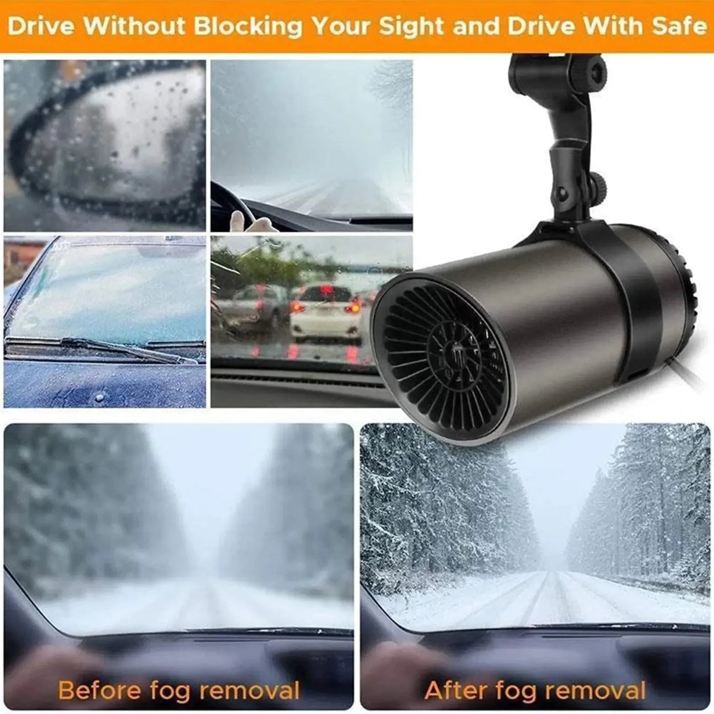 Portable Heater For Car  Windshield Anti Spier
