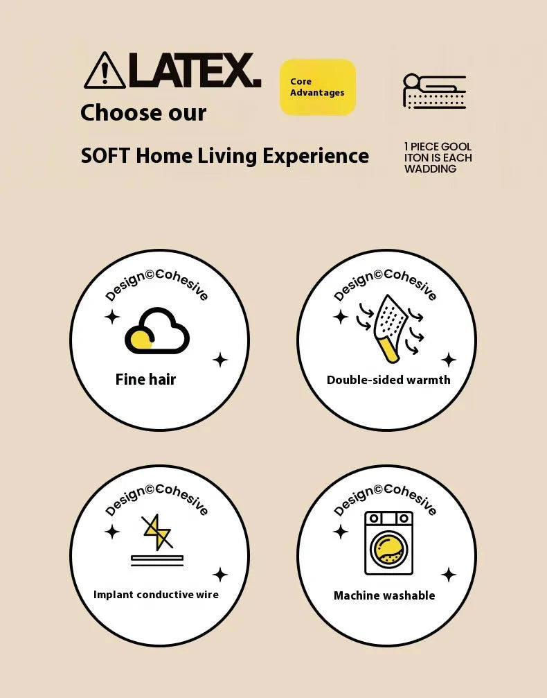 Faux Rabbit Fur Velvet Blanket Anti Spier