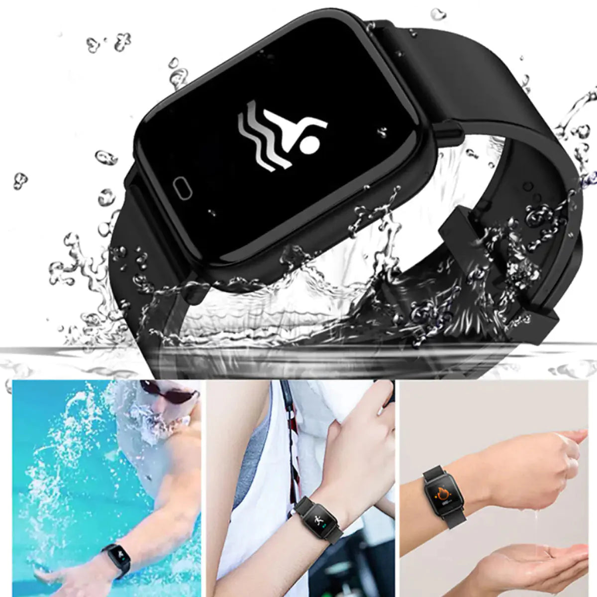 Smart Fit Multi Function Smart Watch Tracker and Monitor Anti Spier