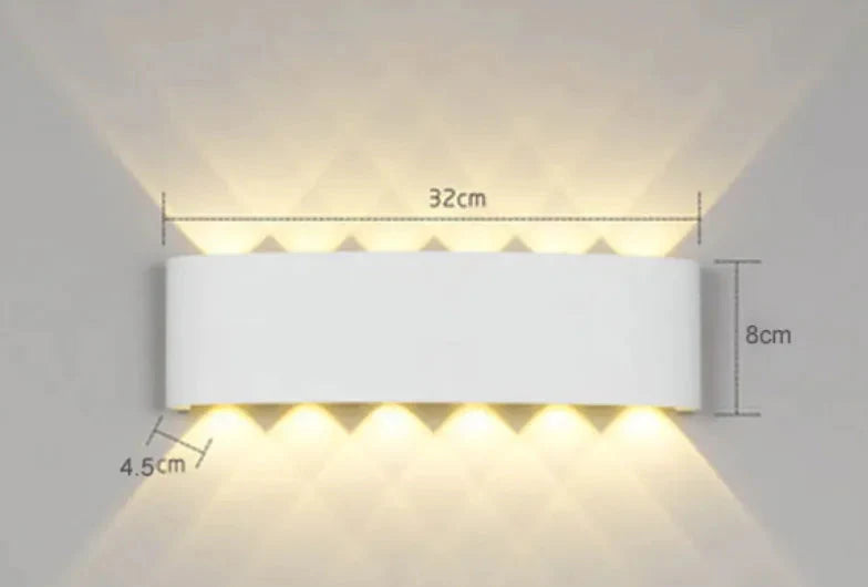 Waterproof LED Wall Lamp for Indoor & Outdoor Anti Spier