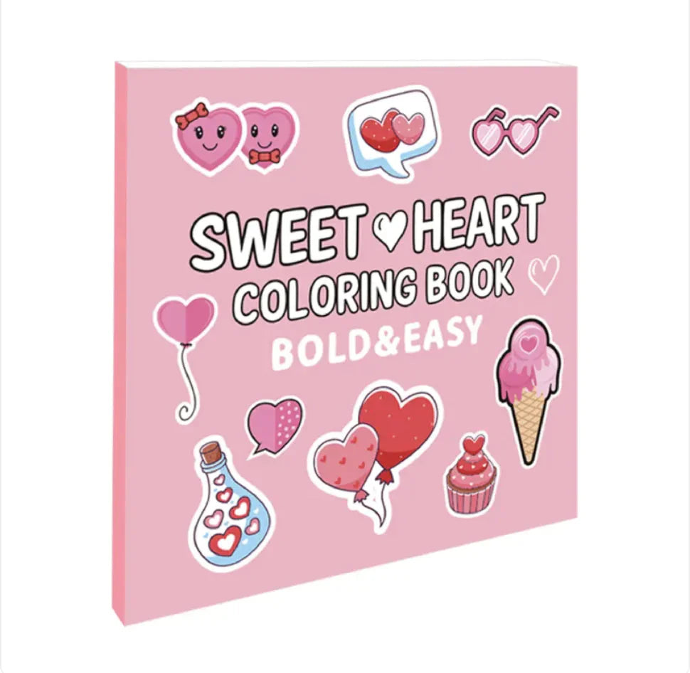 Children's Coloring Book: 40 Food & Fruit Cartoons Anti Spier