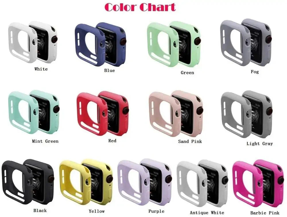 Soft Silicone Case Watch Anti Spier