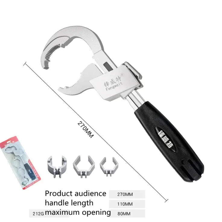 Adjustable Wrench Plumbing Repair Tool Set Anti Spier