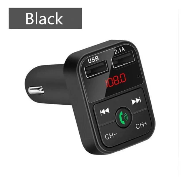 Car Bluetooth 5.0 FM Transmitter Wireless Adapter Anti Spier