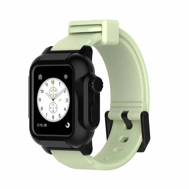 Waterproof Case And Strap Watch Anti Spier