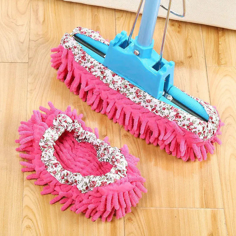 Multifunction Floor Dust Cleaning Slippers Shoes Anti Spier